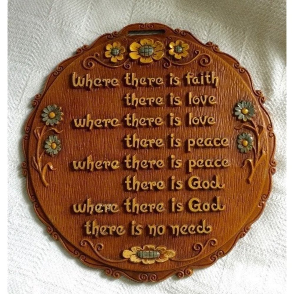 MPI Wall Plaque "Where there is faith" - Picture 2 of 8
